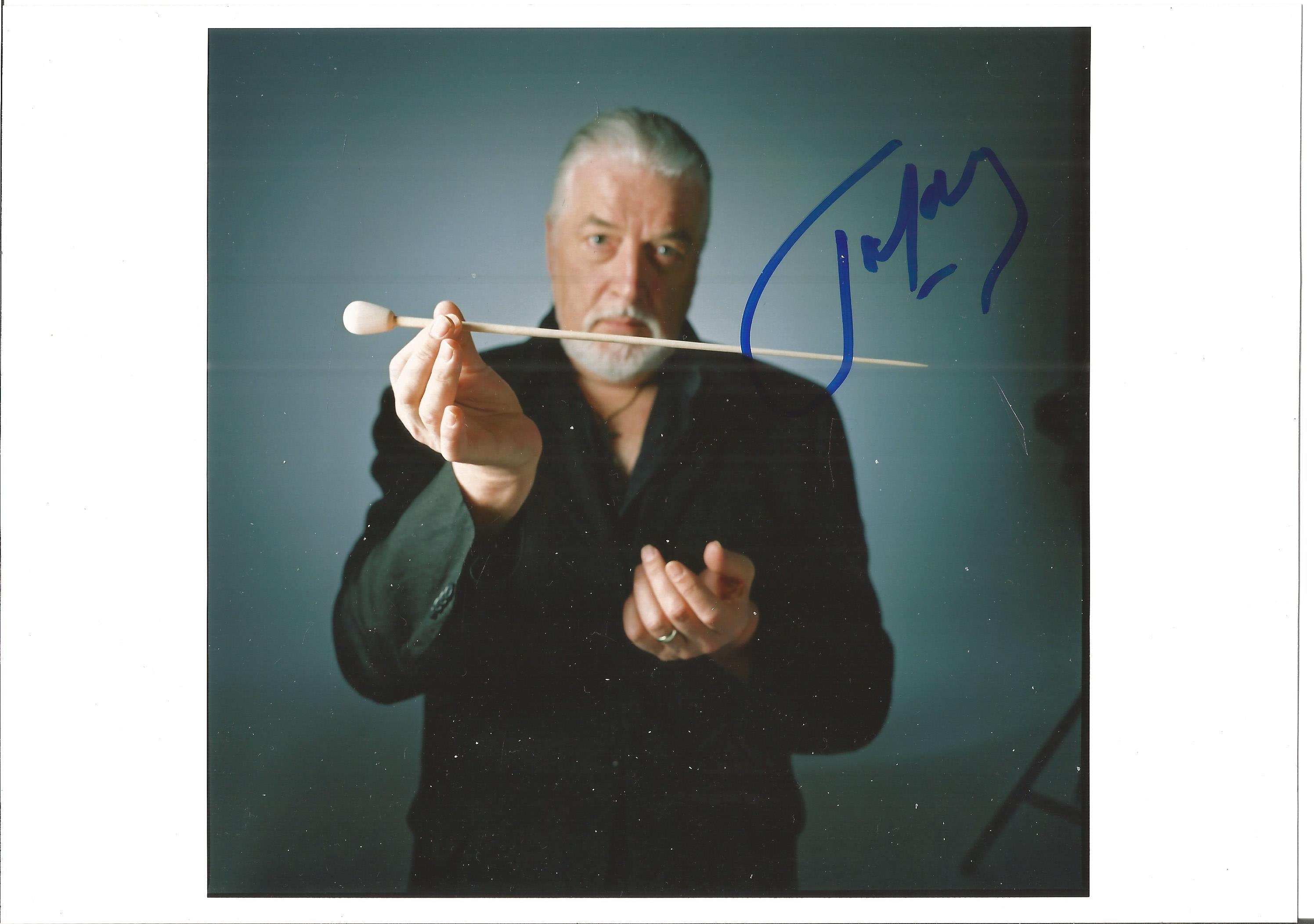 Jon Lord signed 10x7 colour photo. Good condition. All autographs come with a Certificate of