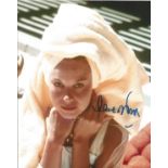 Lana Wood signed 10x8 colour photo. Good condition. All autographs come with a Certificate of