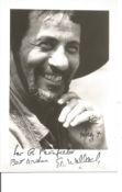Eli Wallach signed 6x4 black and white photo. Dedicated. Good condition. All autographs come with