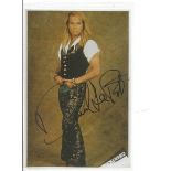 David Lee Roth signed 7x5 colour photo. Good condition. All autographs come with a Certificate of