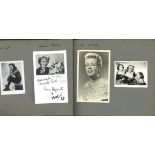 Vintage photo album containing 20+ photos. Some of signatures included are Noelle Middleton,