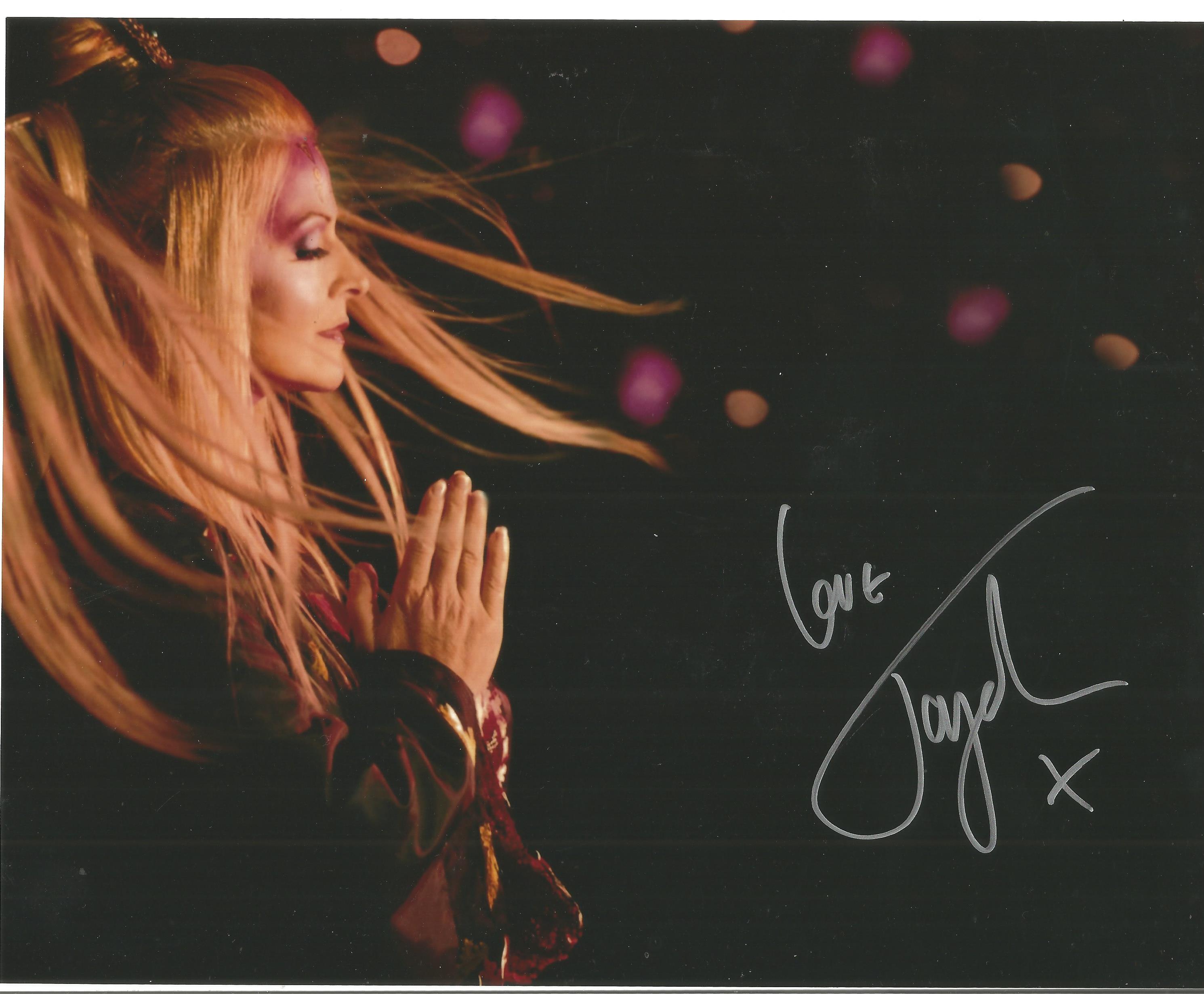 Toyah Punk Queen signed 10 x 8 inch colour photo. Good condition. All autographs come with a