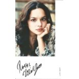 NORA JONES Singer signed Page with Photo. Good condition. All autographs come with a Certificate