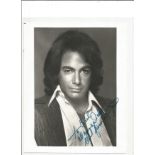 Neil Diamond signed 10x8 black and white photo. Dedicated. Good condition. All autographs come