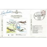 WW2 Luftwaffe ace Victor Molders signed 50th ann Flugplatz Gutersloh cover. Good condition. All