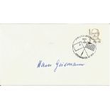 WW2 Luftwaffe ace Johannes Geismann signed 1989 Frank Laubach FDC. Good condition. All autographs