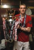 Manchester United legend Darren Fletcher 10 x 8 signed photo. Darren made 223 appearances for Man