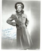 Martha Scott signed 10x8 black and white photo. Good condition. All autographs come with a