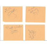 Gerry and the Pacemakers signed loose album pages. Good condition. All autographs come with a