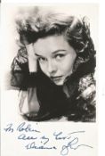 Diana Lynn signed 6x3 black and white photo. (born Dolores Eartha Loehr, July 5, 1926 - December 18,