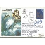 WW2 Luftwaffe Battle of Britain aces Victor Molders and Erwin Fleig signed on Robert Stanford Tuck