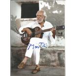 Georges Moustaki signed 12x8 colour photo. Good condition. All autographs come with a Certificate of