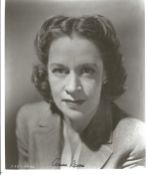 Anne Revere signed 10x8 black and white photo. (June 25, 1903 - December 18, 1990) was an American