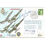 WW2 Luftwaffe aces Victor Molders, Hermann Graff signed Red Indians Air Display cover, plus US Ace