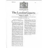 H Jamieson VC WW2 Victoria Cross winner signed A4 copy of his London Gazette citation. Good