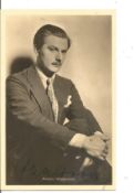 Anton Walbrook signed 6x4 vintage photo. Good condition. All autographs come with a Certificate of