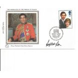 Sophia Loren signed 1981 Benham Royal Wedding Small silk FDC. Good condition. All autographs come