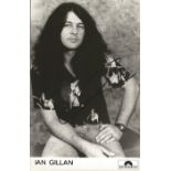 Ian Gillan signed 8x6 black and white photo. Good condition. All autographs come with a