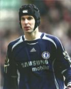 Petr Cech signed 10 x 8 inch from his time at Chelsea. He will be remembered as one of the best goal