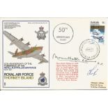 Mountbatten of Burma with one other signed RAF Thorney Island 50th Anniversary of the Formation of