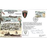 Rear Admiral Edward Gueritz signed Operation Overlord The Navies 6 June 1944 FDC. Flown in