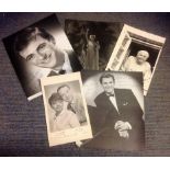 Entertainment collection 5 assorted signed black and white photos names include Roy Hudd, Russ