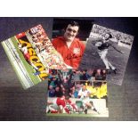 Rugby Legends collection 4 fantastic, signed photos from includes great name such as Phil Bennett,