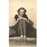 Rene Ray Signed 6 x 4 inch sepia photo. Condition 6/10. Good Condition. All autographs come with a