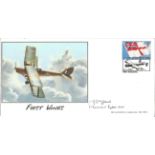 WW2 BOB fighter ace Jocelyn George Power Millard signed First Wings FDC No. 30 of 50. Good