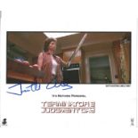 Jenette Goldstein signed 10x8 Terminator 2 Judgment Day colour photo. Jenette Elise Goldstein (