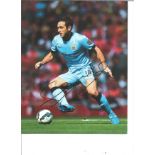 Football Frank Lampard signed 10x8 colour photo pictured in action for Manchester City. Frank