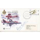 Douglas Bader signed Royal Air Force 50th Anniversary FDC. Datestamp 29 May 68 Sleaford Lincs.