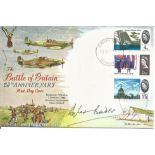 Douglas Bader signed The Battle of Britain 25th Anniversary FDC Special Commemorative Issue.