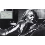 Shirley Eaton genuine authentic signed autograph display. High quality professionally mounted