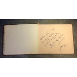 Entertainment 1940s Autograph Book of Rosanna Quayle daughter of Anthony Quayle includes legendary