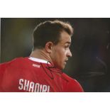 Football Xherdan Shaqiri signed 12x8 colour photo pictured while playing for Switzerland. Xherdan