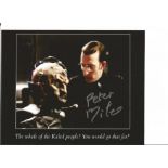 Dr Who actor Peter Miles signed 10x8 inch colour photo. Good Condition. All autographs come with a