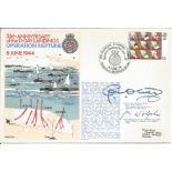 Admiral Sir Geoffrey Oliver GBE KCB DSO** and Rear admiral G. V. M. Dolphin CB DSO signed 35th