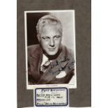 Gene Raymond Signed 6 x 4 inch b/w photo mounted to card. Condition 6/10. Good Condition. All