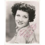 Penny Singleton signed 10x8 black and white photo. September 15, 1908 - November 12, 2003) was an