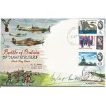 Douglas Bader signed The Battle of Britain 25th Anniversary FDC Special Commemorative Issue.