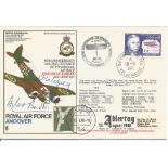 Douglas Bader and Herbert Ihlefeld signed RAF Andover 60th Anniversary 1st International Air Race