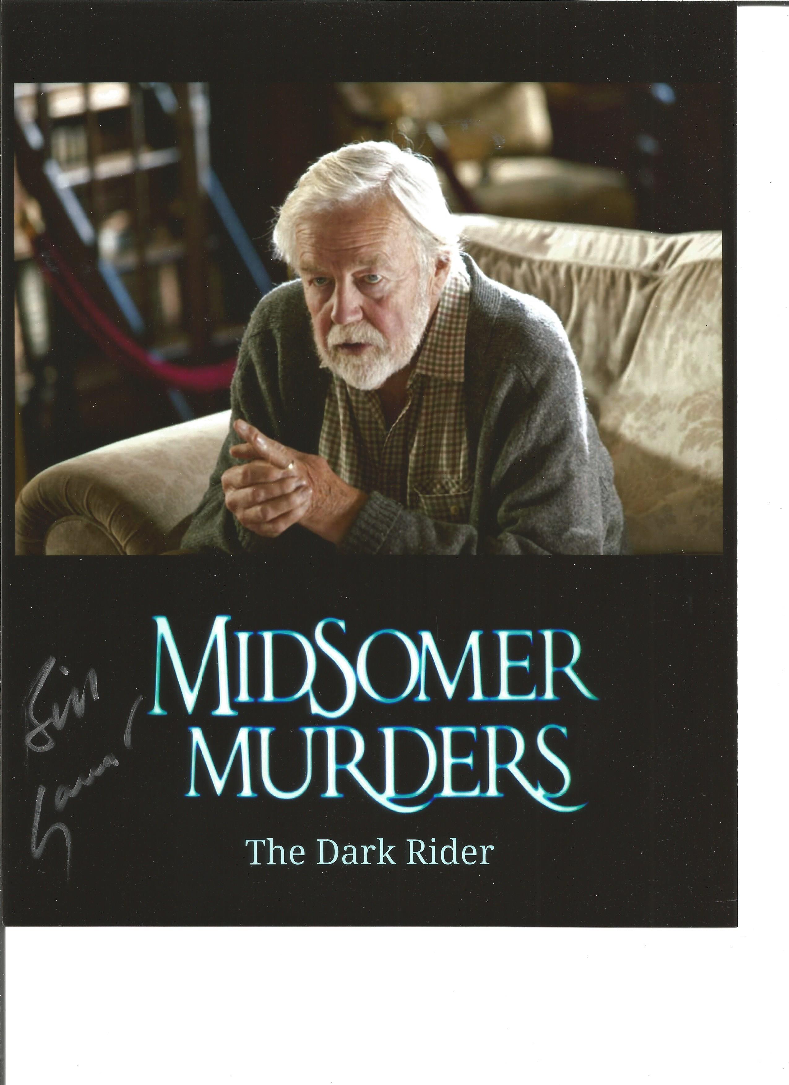 William gaunt signed 10x8 colour photo from Midsomer Murders. Good Condition. All autographs come