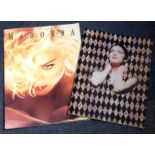 Madonna large, illustrated unsigned concert booklets. 2 included. Good Condition. All autographs