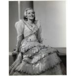 Evelyn Hays Signed 10 x 8 inch b/w photo to Michael. Condition 7/10. Good Condition. All