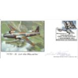 WW2 BOB fighter ace Richard Haine signed N2980 The Loch Ness Wellington unflown FDC 90th Anniversary