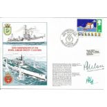 Cmdr A. G. Rose ADC RN and Cdr P. F. Cole DSC RN signed 50th Anniversary of the Royal Jubilee