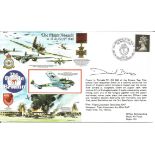 Flt Lt David Best RAF signed The Major Assault 16-17 August 1940 FDC. Flown in Tornado F2 ZD900 of