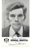 Lewis Jones Signed 6 x 4 inch b/w promo photo General Hospital. Condition 7/10. Good Condition.