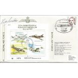 Viktor Molders signed 50th Anniversary of Flugplatz Gutersloh 13 June 1987 FDC. Flown from RAF